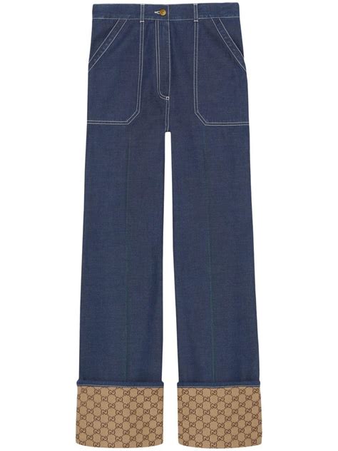 gucci jeans pants|gucci female jeans.